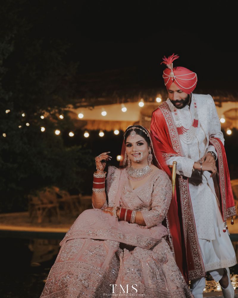Candid moment of couple sharing a smile – wedding day highlights